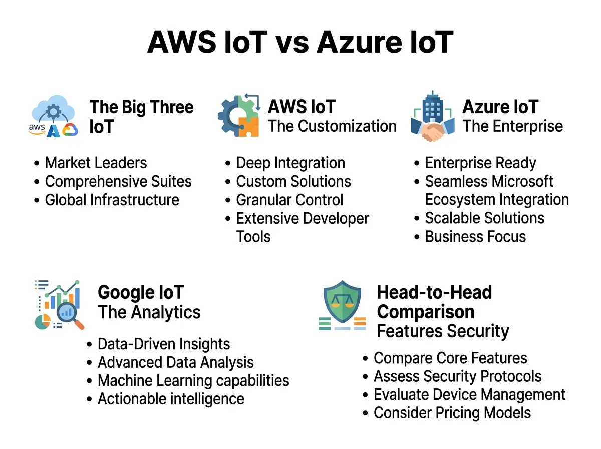 AWS IoT vs Azure IoT vs Google IoT: Which Is Best?