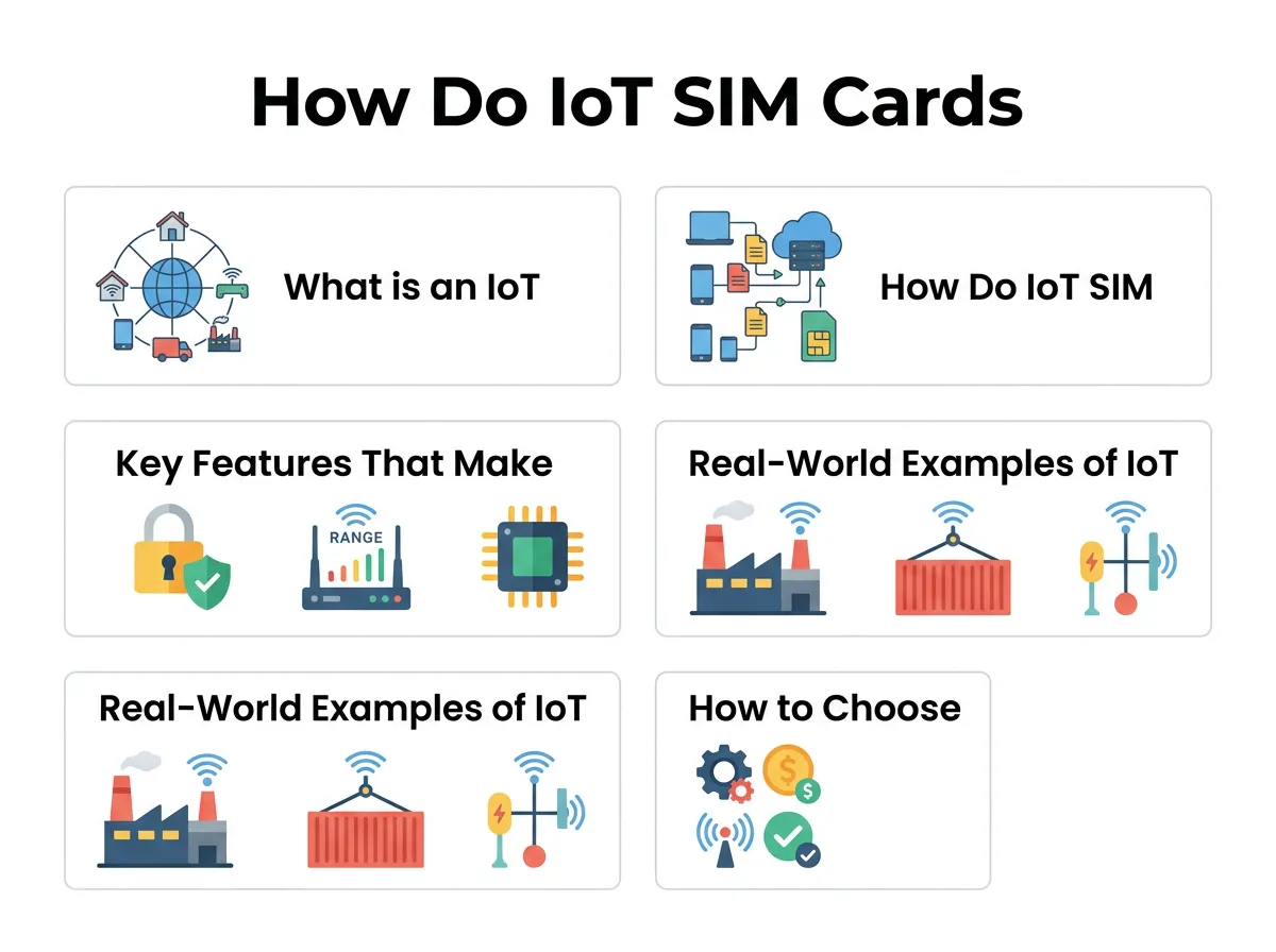 How Do IoT SIM Cards Work?