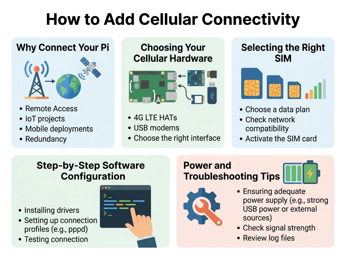 How to Add Cellular Connectivity to a Raspberry Pi?