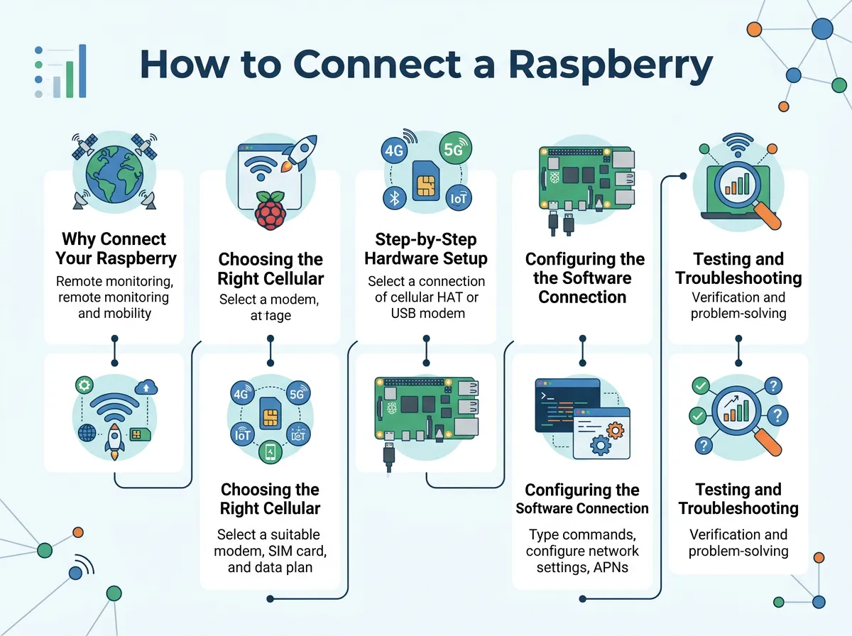 How to Connect a Raspberry Pi to a Cellular Network?