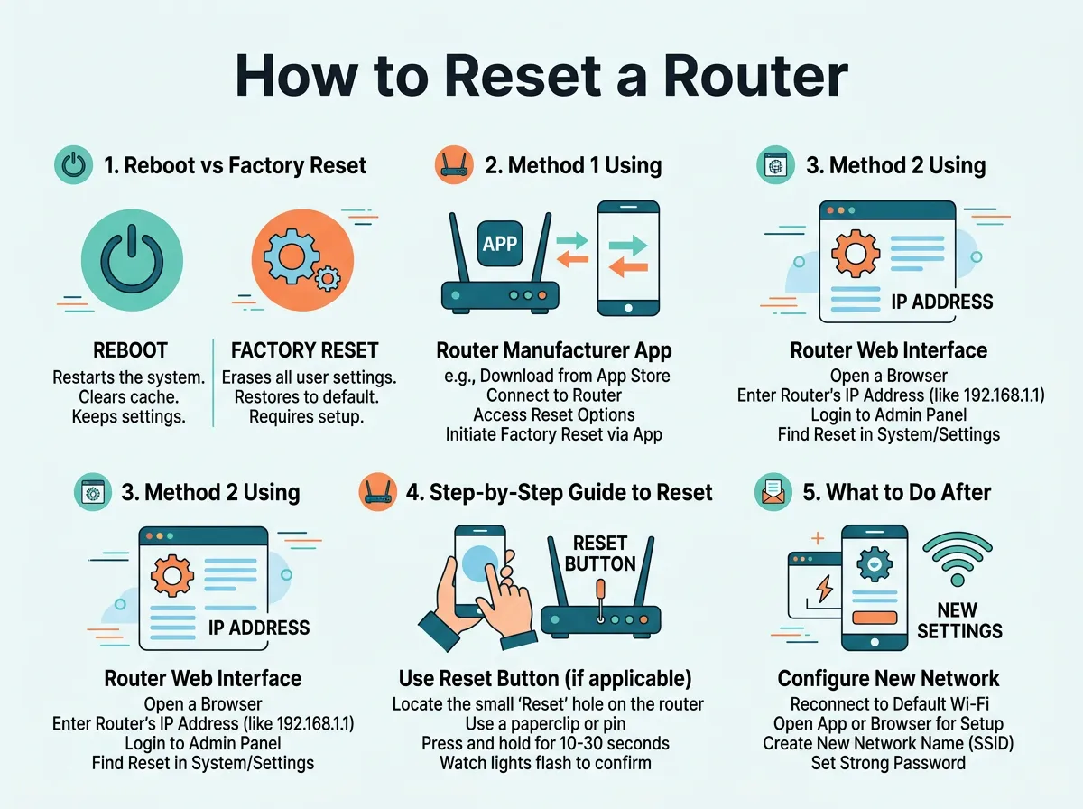 How to Reset a Router From Your Phone?