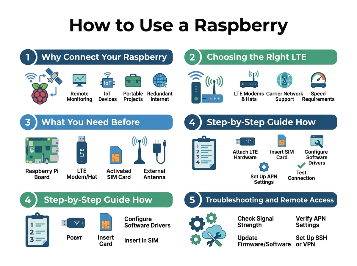 How to Use a Raspberry Pi With LTE?