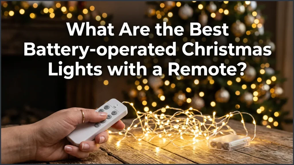 What Are the Best Battery-operated Christmas Lights with a Remote? What Are the Best Battery-Operated Christmas Lights With a Remote?