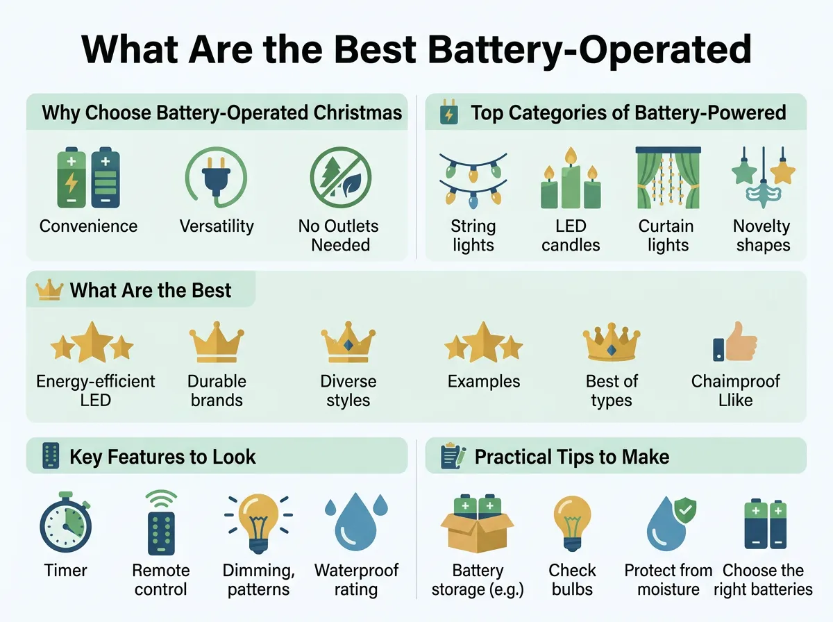 What Are the Best Battery-Operated Christmas Lights With a Remote?