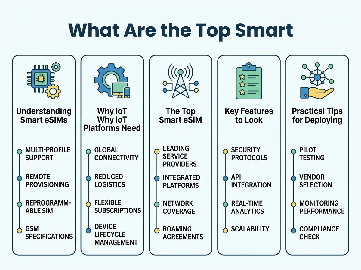 What Are the Top Smart eSIM Options for IoT Platforms?