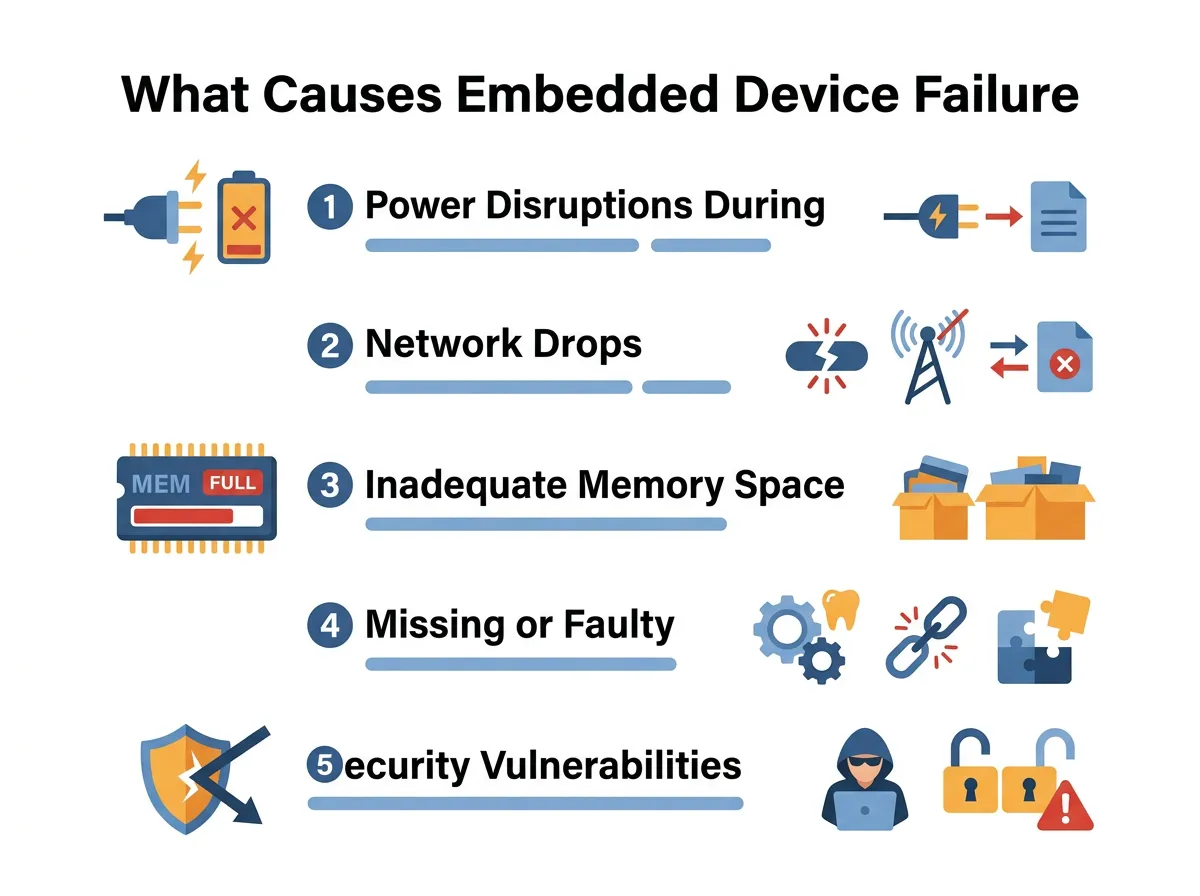What Causes Embedded Device Failure During OTA Updates?