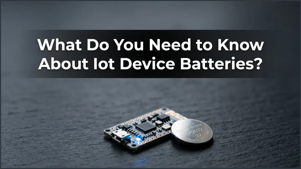 What Do You Need to Know About IoT Device Batteries?