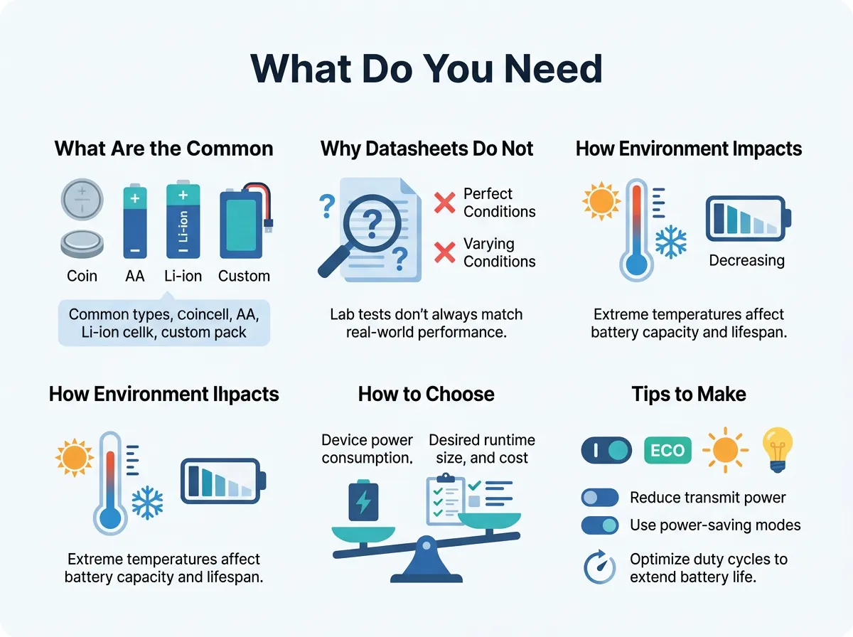 What Do You Need to Know About IoT Device Batteries?