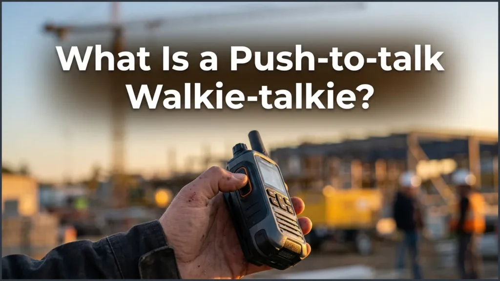 What Is a Push-to-talk Walkie-talkie? What Is a Push-to-Talk Walkie-Talkie?
