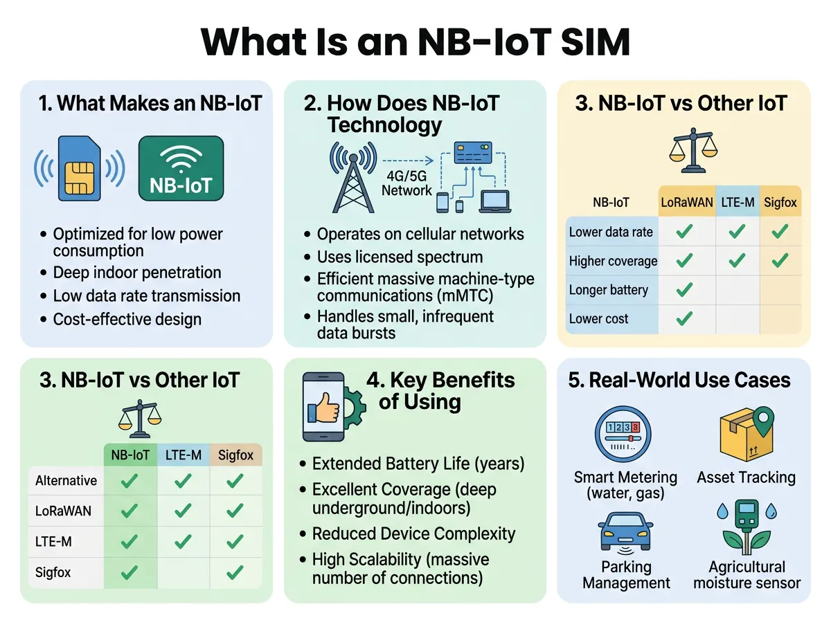 What Is an NB-IoT SIM Card?