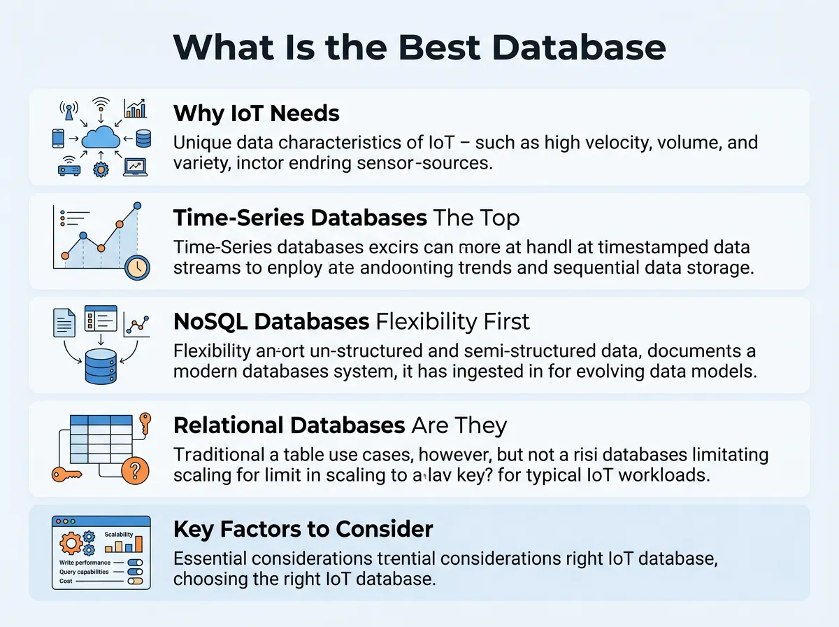 What Is the Best Database for the Internet of Things?