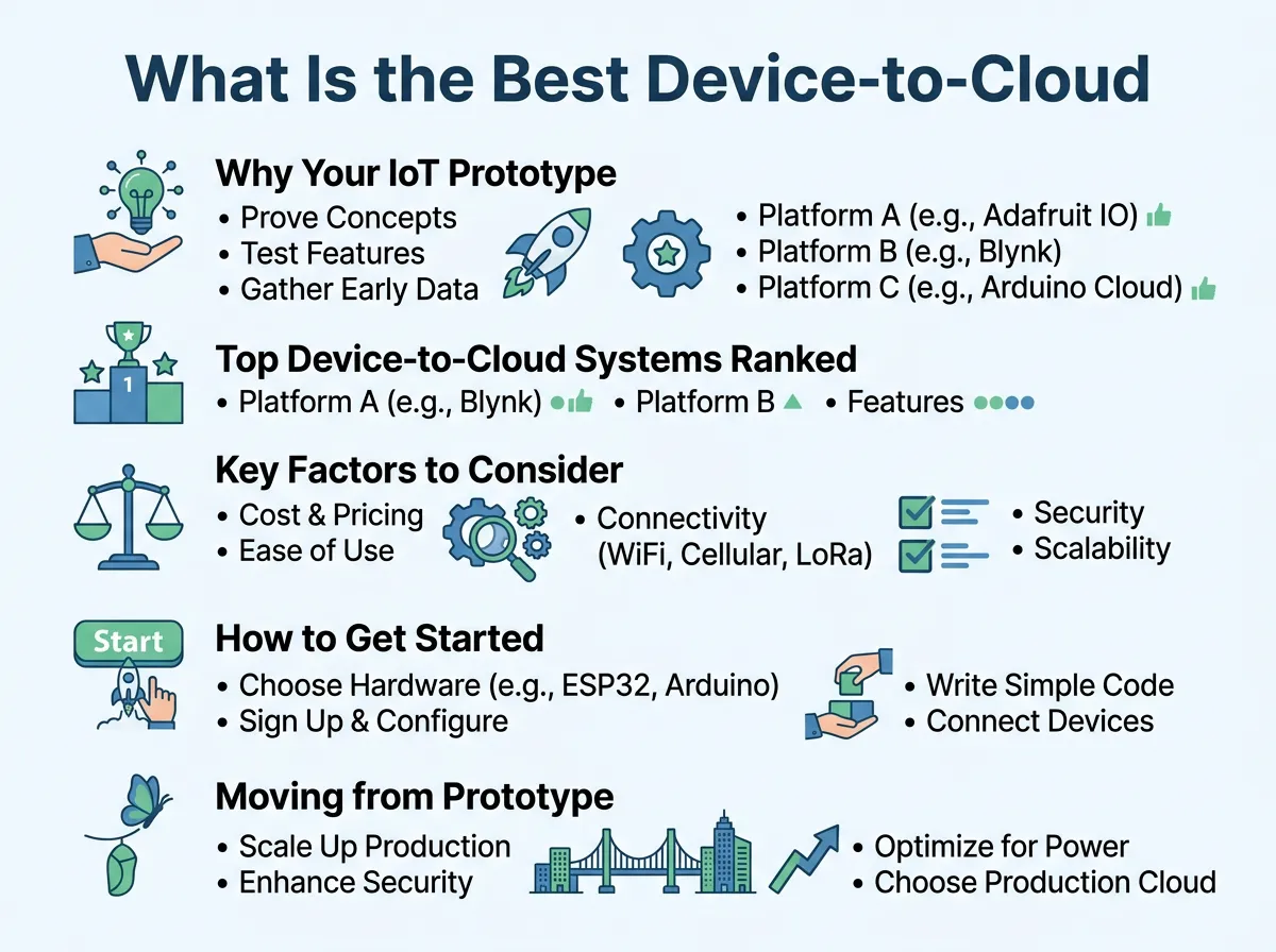 What Is the Best Device-to-Cloud System for IoT Prototypes?