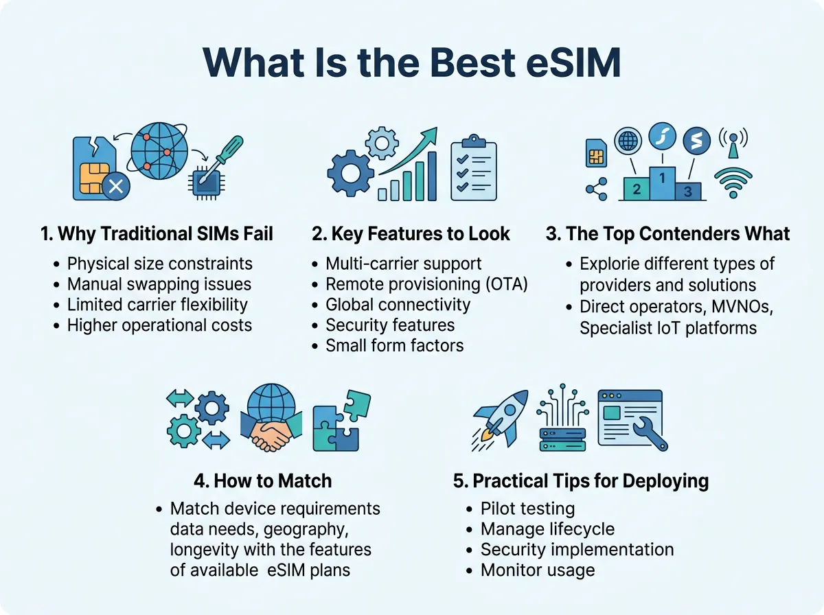 What Is the Best eSIM for IoT Devices?