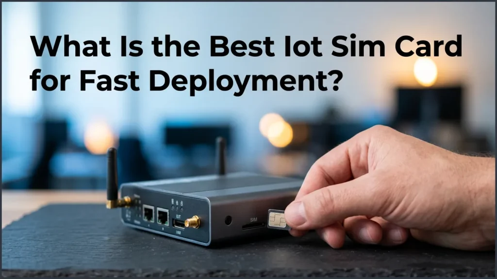 What Is the Best IoT SIM Card for Fast Deployment?