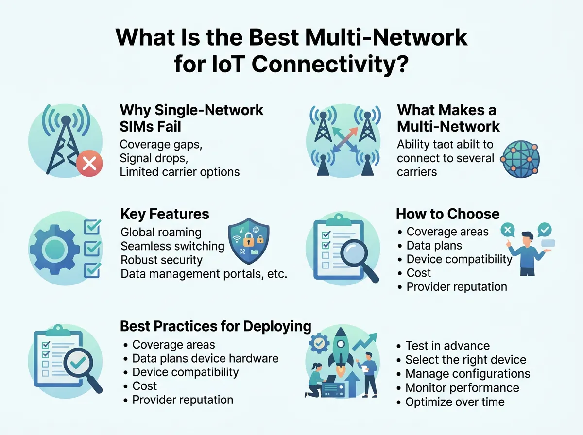 What Is the Best Multi-Network SIM for IoT Connectivity?