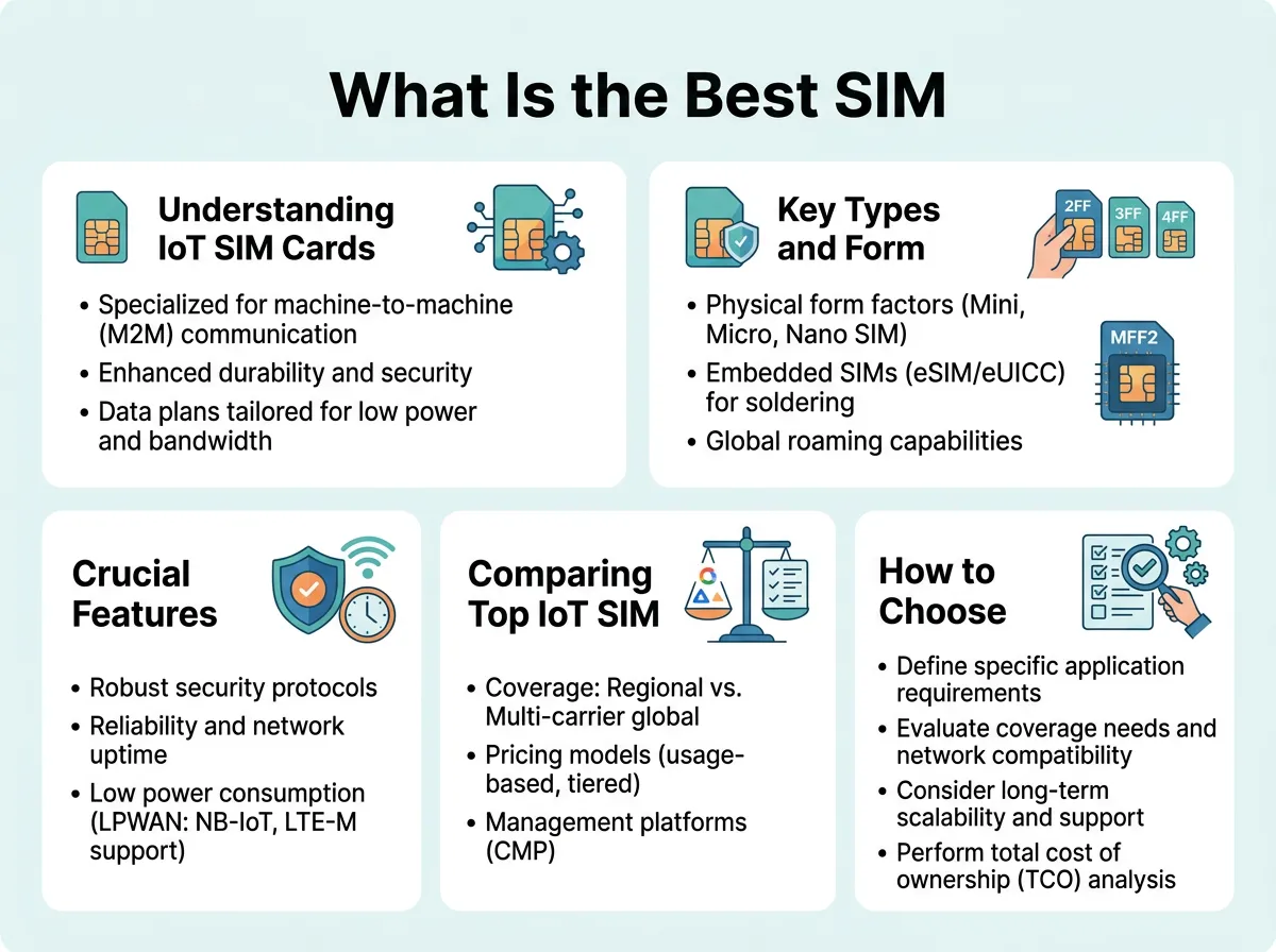 What Is the Best SIM Card for IoT?