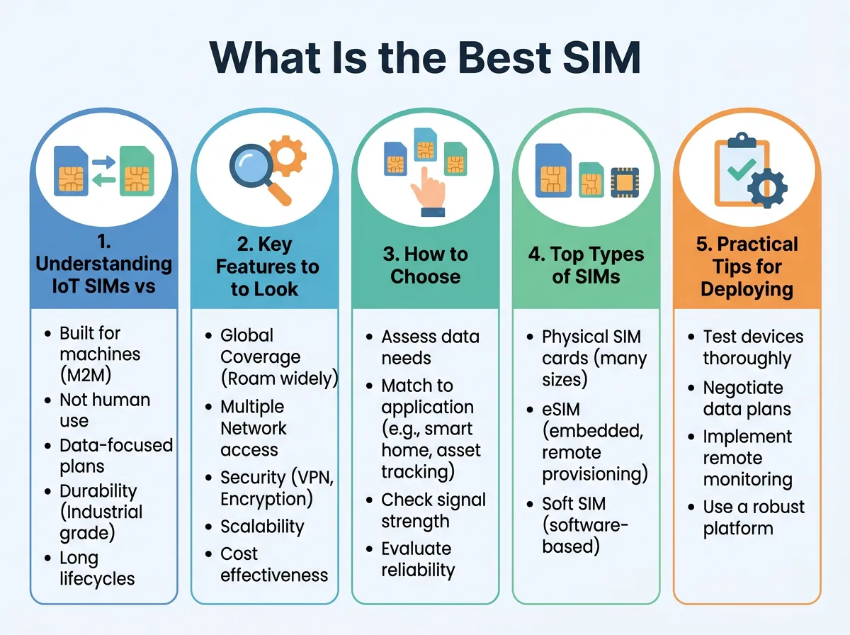 What Is the Best SIM Card for IoT Devices?