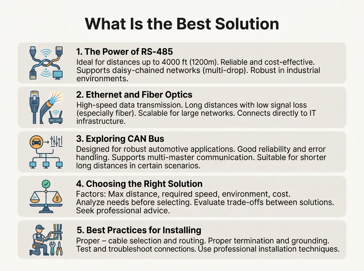 What Is the Best Solution for Long-Distance Wired Communication in IoT?