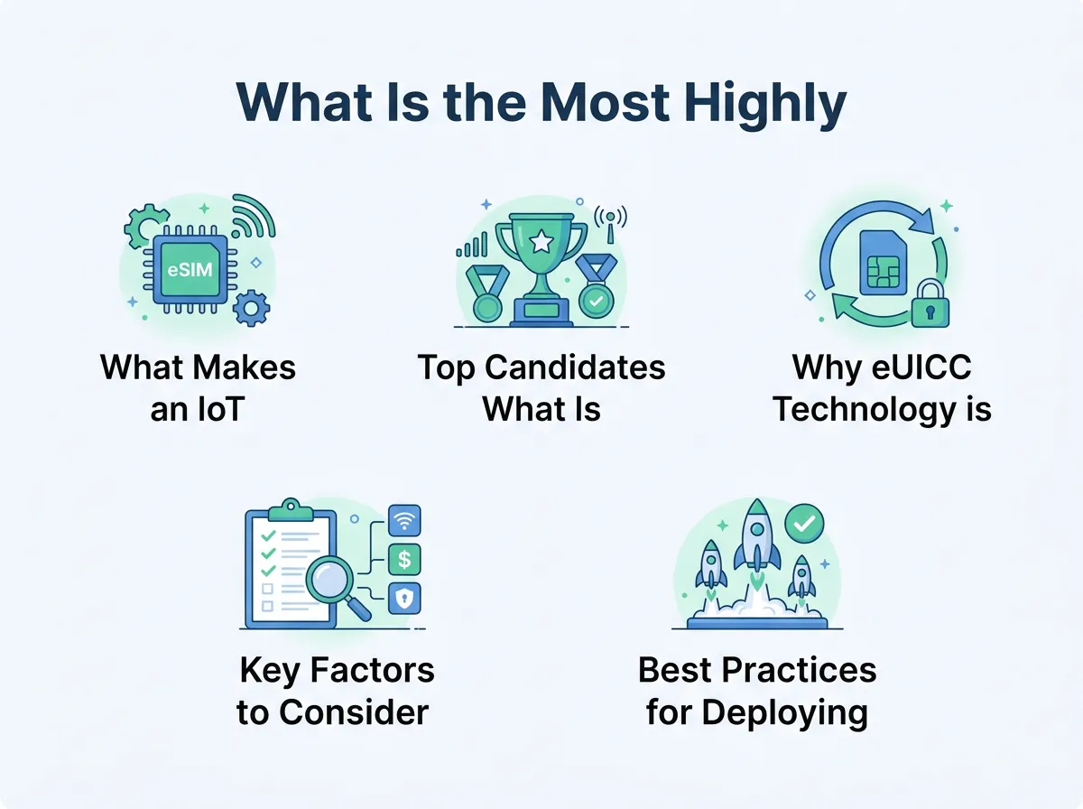 What Is the Most Highly Recommended IoT eSIM?