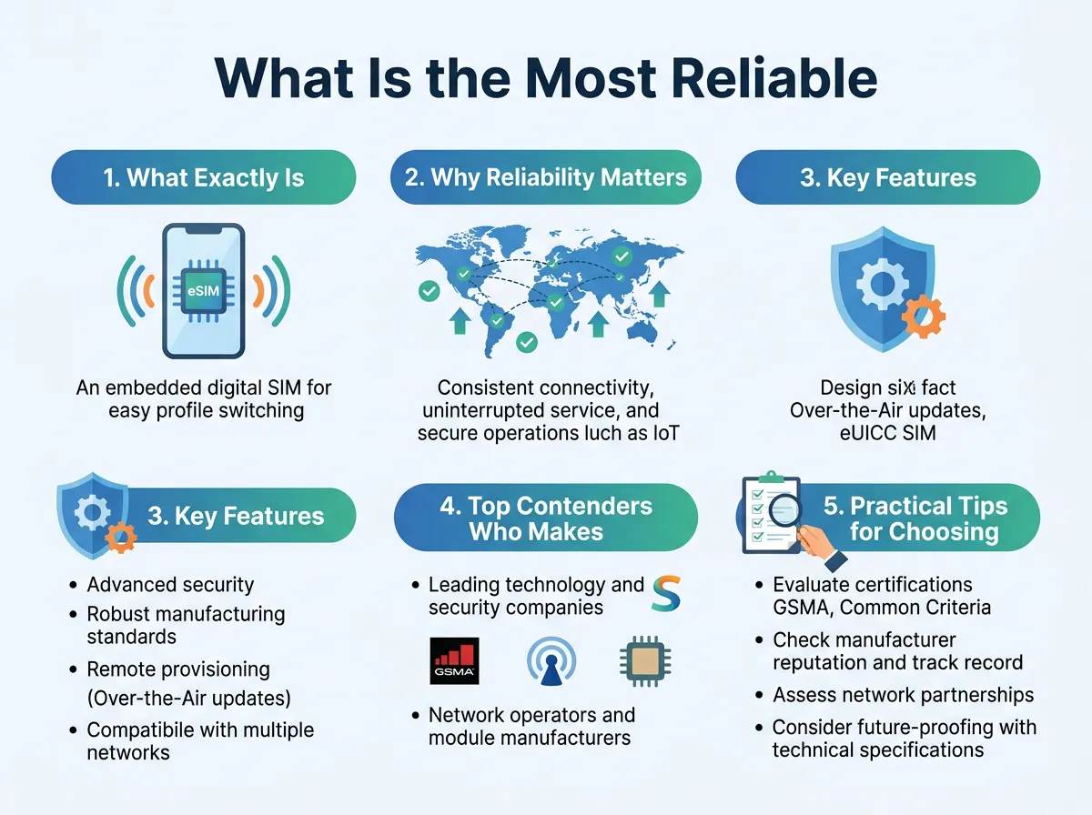 What Is the Most Reliable eUICC SIM?