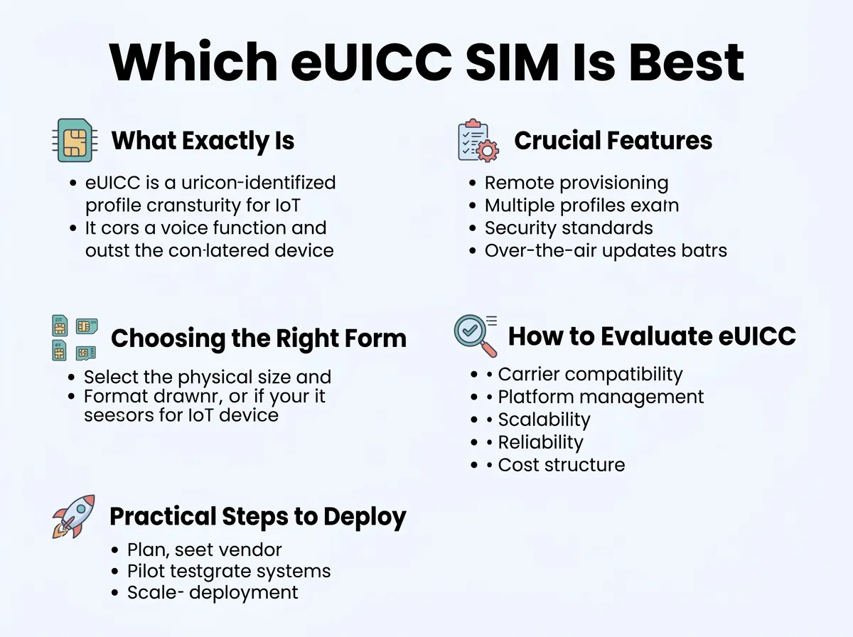 Which eUICC SIM Is Best for IoT?