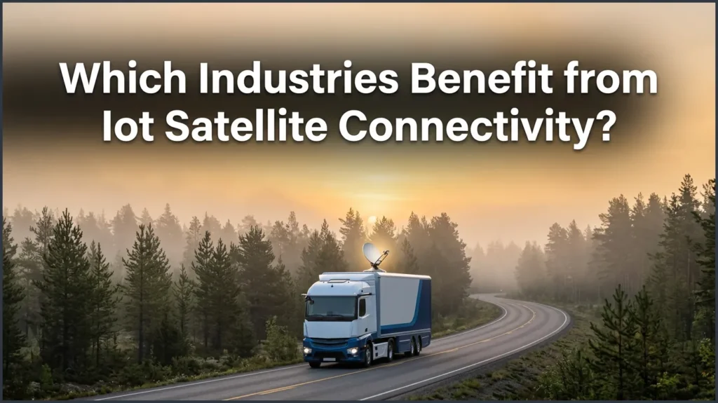 Which Industries Benefit From IoT Satellite Connectivity?