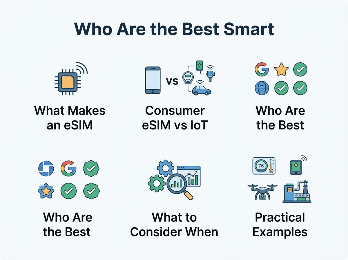 Who Are the Best Smart eSIM Internet Service Providers for IoT?